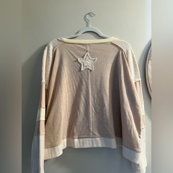 POL Cream Ribbed Knit Top - Picture 4 of 6